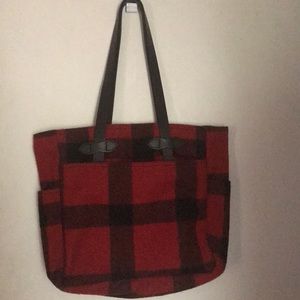 Filson Buffalo Plaid Tote